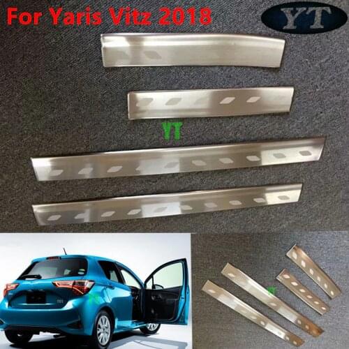 Накладки на пороги Toyota YT China At AliExpress