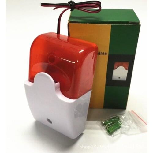 Sound and Light Alarm Siren Siren Anti-theft Horn 5v9v12v103 Sound and Light Installation Is Simple