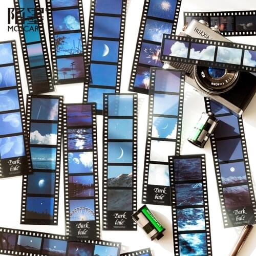1 Pack Film Style Precious Memories Decorative Stickers Notebook Decoration