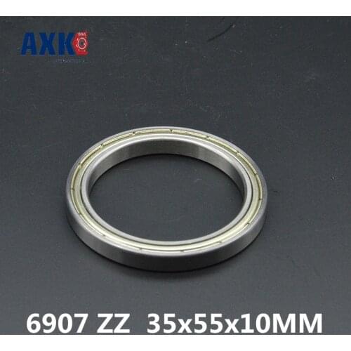 2021 Hot Sale Direct Selling Steel Thrust Bearing 6907 Zz Abec-1 (10pcs) 35x55x10mm Metric Thin Section Bearings 61907z 6907zz