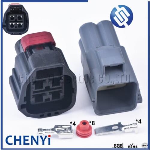 4 Pin 7282-5595 Auto Motor Socket Connector Housing Waterproof Automotive Wire Harness Electric Plug 7283-5595-10 7282-5595-10