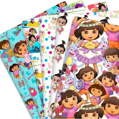 50*145cm Cartoon Beauty Doll Girl 100% Pure Or Polyester Cotton Material Patchwork Sewing Fabrics Quilt Needlework DIY Cloth