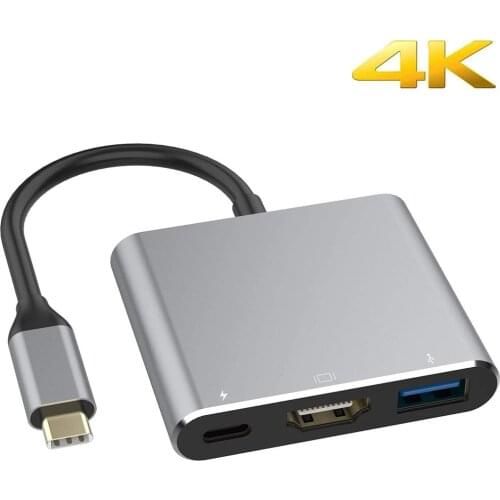 Type-C to HDMI three in one converter USB C computer docking station switch adapter