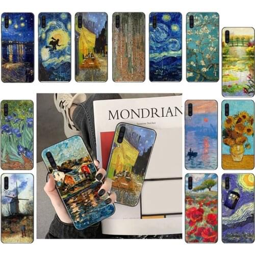Van Gogh Monet Oil Painting Phone Case For Samsung A71 A72 A41 A21 A31 A50 A70 A51 A02 A52 A32 A11 A12 M31