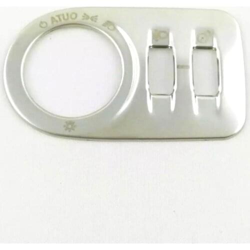 For Chevrolet Cruze 2017 2018 Headlight Head Lamp Light Switch Decoration Cover Trim Car Interior Decoration Accessories