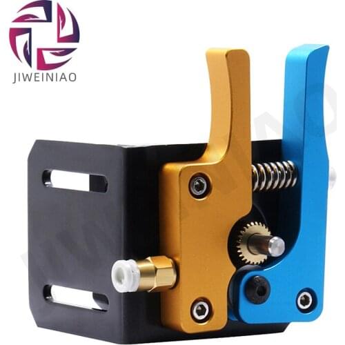 JIWEINIAO Glod Blue MK8 Bowden Direct Extruder Full Metal Aluminum Remote Hotend Extruder Kit1.75mm Filament 3D Printer Parts F1