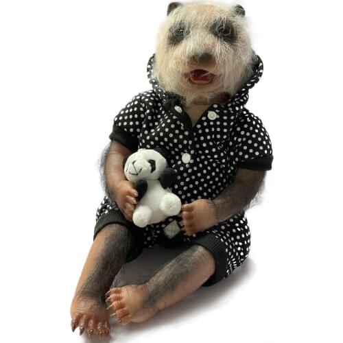 Cute 20” Reborn Dolls Panda Baby Bebe Boneca Bonecos Renascidos Toy Children Gifts