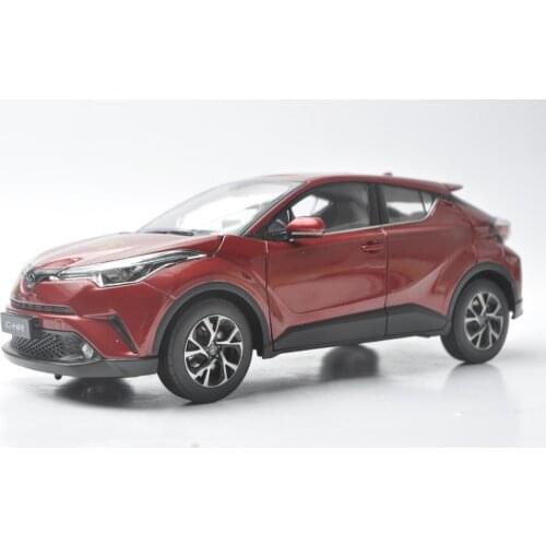 1:18 Diecast Model for Toyota C-HR 2017 All Red (Special Edtion) Alloy Toy Car Miniature Collection Gifts CHR C HR