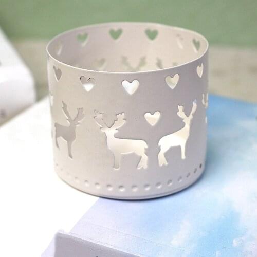 Top Selling Xms Hollow Candle Holder Candlestick Creative Christmas Decor Party Decoration Support Wholesale Dropshipping