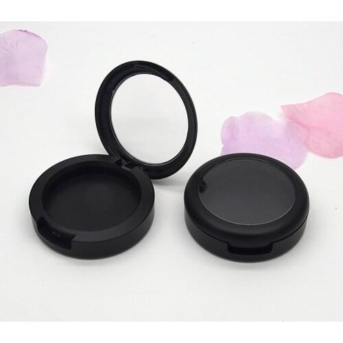 Highlight shading Powder Compact DIY Empty Blusher Packing Case with Transparent Cover Dia 44mm Eyeshadow Substitution Box 30pcs