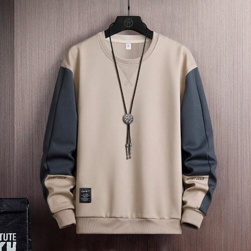 New Men O-neck Sweatshirts Autumn Male Hip Hop Harajuku Pullover Streetwear Hoodies Fashion Style Brand Tops Dropshipping 5XL