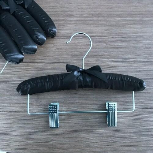 25cm Cloth Hangers for Kids Childrens Pants Rack with Clips