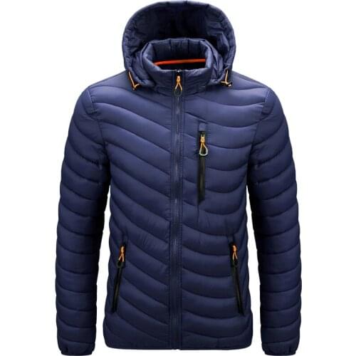 Winter Warm Waterproof Jacket Men 2021 New Autumn Thick Hooded Soft Parkas Mens Fashion Casual High Quality Jacket Coat Male