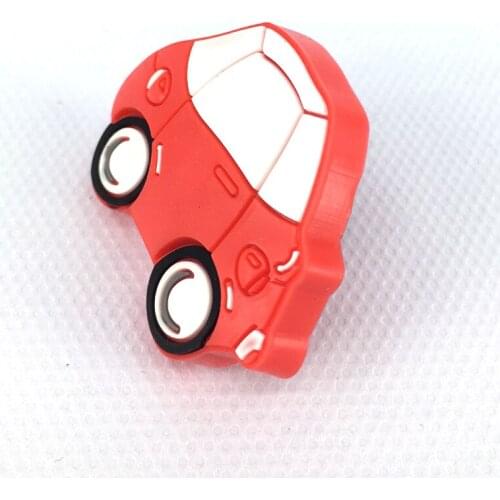 10PCS Red Car Soft Cartoon Knobs Bedroom Furniture Kitchen Cabinet Kids Dresser Knobs Door Handles