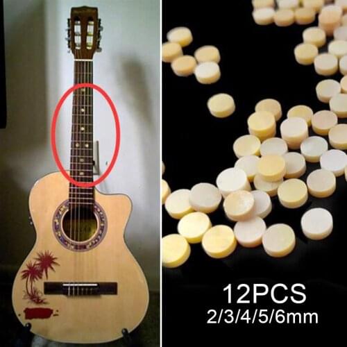 12pc Gold Mother Of Pearl Guitar Bass Luthier Dots Fretboard Tone Points Inlay Fret Side Marker 2/3/4/5/6MM Jewellery Making