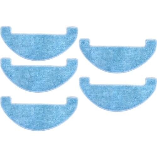5Pcs Replacement Cleaning Pad Clean Mop For Ilife V80,V8S,X800,X750,X787,X785 Robotic Vacuum Cleaner Parts Accessories