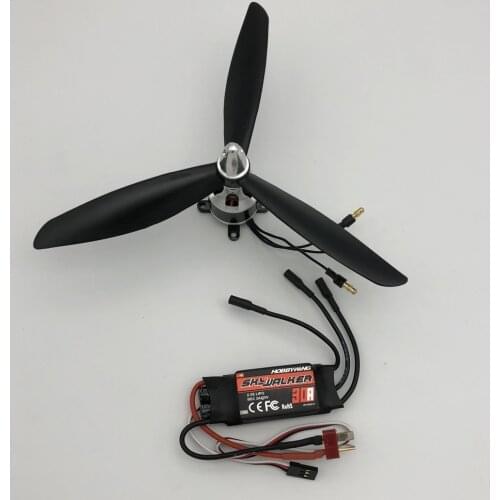 9045 3 blades propeller CW CCW with motor and 30A ESC for electric FPV Quadcopter