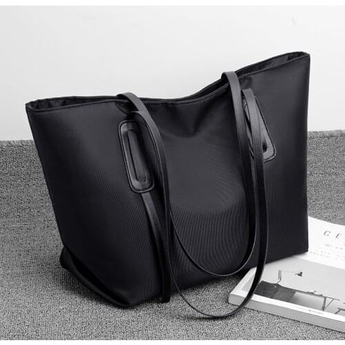Large Capacity Tote Bags For Women 2020 High Quality Nylon Luxury Handbags Women Bags Designer Solid Color Female Shoulder Bag