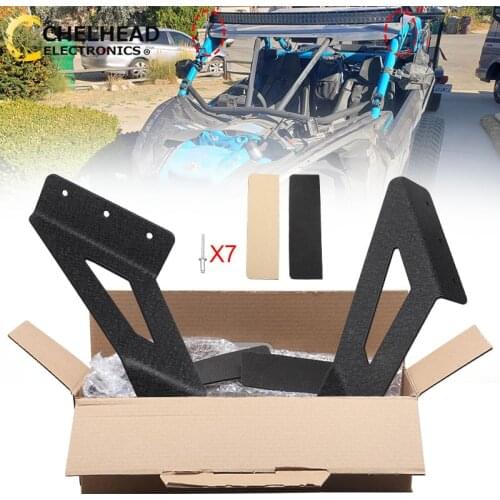 For Ford F250 F350 1999-2016 50" Curved Led Light Bar Mounting Brackets Windshield LedBar Bracket Mount