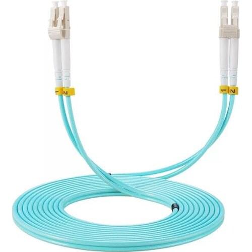 LC/UPC-LC/UPC Multi-Mode OM3 Fiber Cable Multimode Duplex Fiber Optical Jumper Patch Cord 3M 5M 10M 25m Duplex Jumper
