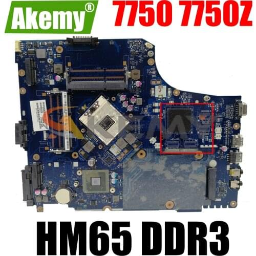 AKEMY P7YE0 LA-6911P Laptop motherboard For Acer aspire 7750 7750Z HM65 DDR3 MBRN802001 MB.RN802.001 Main board works