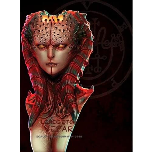 1/10 Resin Model Bust Kits LEMEGETON BAEL Alien bust colorless and self-assembled A-19748