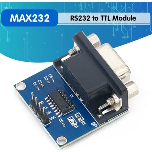 MAX3232 RS232 to TTL Serial Port Converter Module DB9 Connector MAX232 For Arduino