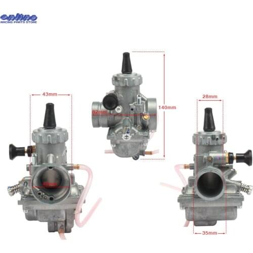Motorcycle 28mm Carburetor VM24 PE28 Carb For Mikuni VM Carburador For Suzuki Honda Yamaha 65-175cc Dirt Bike ATVs Motorcycle