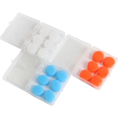 NEW 2020 6PCS Waterproof Earplugs Protective Ear Plugs Silicone Soft Reusable Anti-noise Earbud Protector Swimming Water Sports