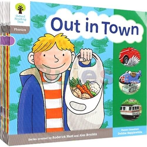 Oxford Reading Tree: Level 1: Floppys Phonics: Sounds and Letters, 12 books/set, English Story Picture books