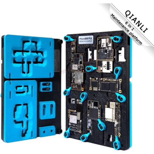 6 in 1 Motherboard repair platform QIANLI 6 in 1 Maintenance Platform Double-sided use FOR X XS XS MAX 11 11Pro 11Pro MAX