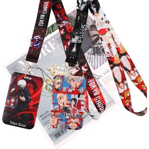 JY356 Anime Tokyo Avengers Lanyard Neck Strap for Key ID Card Cell Phone Straps Badge Holder Fashion Accessories