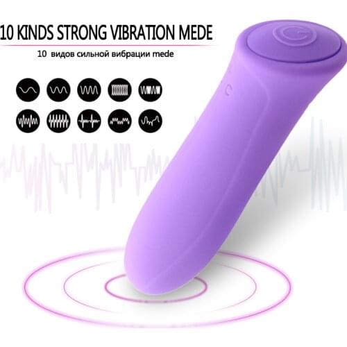 Luxury Mini Bullet G-spot Vibrator Small Mini Clitoris Stimulator 10 Speed Vibrating Egg Adult Sex Products Sex Toys for Woman