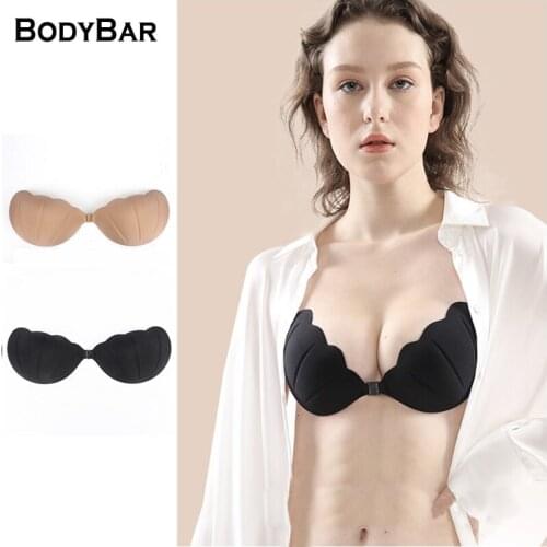 Sexy Transparent Invisible Silicone Nipple Lift Up Breast Bra Women Tape Sticker Anti Emptied Chest Paste Cover For Party Dress