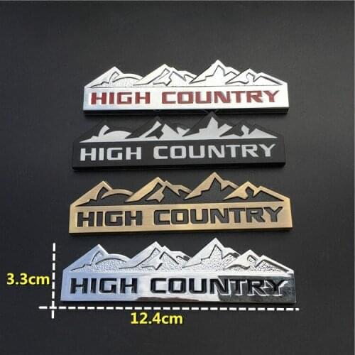 1 PCS 3D Metal TEXAS EDITION emblem badge HIGH COUNTRY Car Stickers For Wrangler Cherokee Renegade