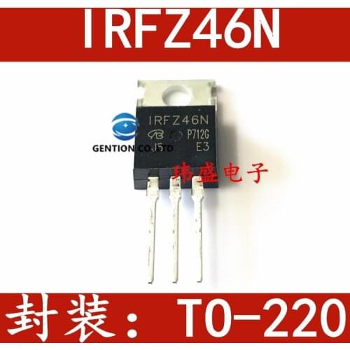 10PCS IRFZ46N 53 a/v 55-220 FZ46N N channel field effect tube in stock 100% new and original