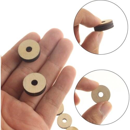 16pcs Wooden Rings Natural Wood Rings Without Paint Smooth Unfinished Wood Circles for Craft DIY Baby Teething Ring