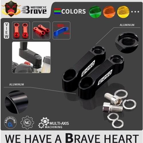 2020 For BMW R1250 GS/R/RT R1250GS HP ADV R1250R R1250RT Motorcycle Mirror Riser Extenders Spacers Extension Adapter Adaptor