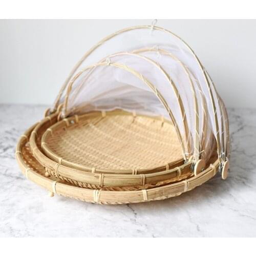 3pcs/set 40cm Wooden Garden Basket Bamboo Garden Trug Fruit Vegetables Basket For Sussex