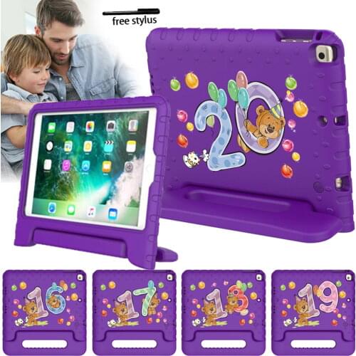 Tablet Case for Apple IPad Mini 1/2/3/4/5/ipad 2 3 4/5th 6th Gen Fall-proof and Dust-proof Protective Cover + Free Stylus