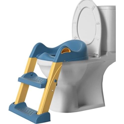 Baby Potty Training Seat Childrens Potty Baby Toilet Seat With Adjustable Ladder Infant Toilet Training Folding Seat