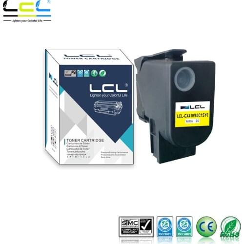 LCL 80C1SK0 801SK CX310 CX310n CX310dn CX410 CX410de 80C10K0 (1-Pack k/c/m/y) Black Compatible Toner Cartridge for Lexmark
