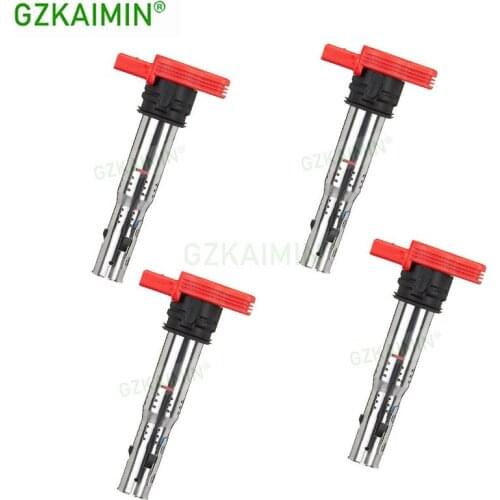 Left Corner 4X Ignition Coil 06E905115E 07K905715F For V W Tou areg A4 S4 A5 A6 S6 Alroad A7 A8 Q5 Q7 R8 2.8 3.0 3.2 V6 4.2 V