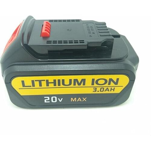 20V 3000mah Li-Ion Replacement Power Tool Battery for DEWALT DCB180 DCB181 DCB182 DCB200 DCB201 DCB203 DCB204 XR
