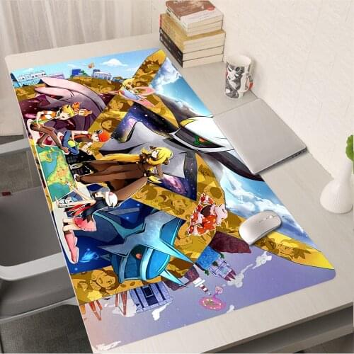 Cartoon Pokemon Mouse Pad Gamers Decoracion Mousepad Large PC Accessories Laptop Gamer Completo Desk Varmilo Keyboard Mat Table