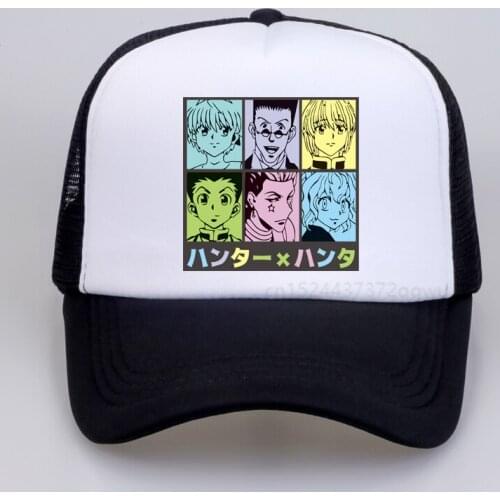 Hunter X Hunter men Baseball cap Zoldyck Baka Classic Comic Baseball cap Fashion summer Mesh Breathable snapback hats