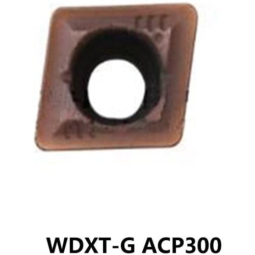 Original WDXT WDXT042004-G WDXT052504-G WDXT063006-G WDXT094008-G WDXT125012-G WDXT156012-G WDXT186012-G ACP300 Carbide Inserts