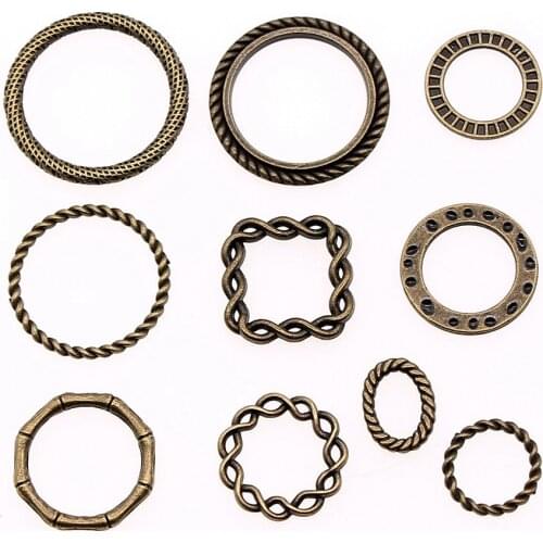 High Quality Round Connector Charms Pendants For Bracelet Findings Jewelry Accessories