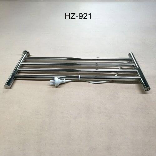 Free Shipping With Switch Single Layer Electrical Heated Towel Rack Wall Mounted Towel Shelf Stainless Steel Towel Dryer Rail