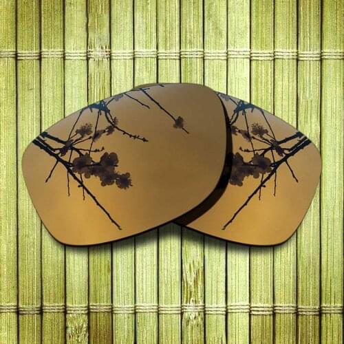 Polarized Replacement Lense For-Oakley Jupiter Squared Sunglasses Frame True Color Mirrored Coating - Copper Color Available